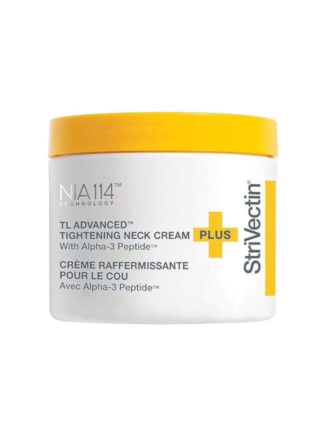 StriVectin TL Advanced Tightening Neck Cream PLUS - 3.4 oz - Tighten and Lift Neck Cream, Visibly Reduces Sagging and Crepey Skin, Improves Décolleté Lines and Wrinkles for Smooth, Youthful Skin