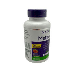 NATROL Melatonin Sleep 5mg, Strawberry Fast Dissolve 150 Tab Exp 03/2025