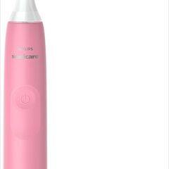 Philips Sonicare 4100 Rechargeable Electric Toothbrush, with Pressure Sensor, 2 Intensity Settings, SmarTimer and QuadPacer, 14-Day Battery Life, Deep Pink, Model HX3681/26