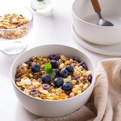 AmorArc Stoneware Cereal Bowls Set of 6, 26oz Soup Bowls Set for Cereal Soup Snacks, Modern Kitchen bowls for Meal, Dishwasher &Microwave Safe, Matte White