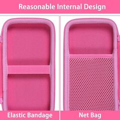 co2CREA Hard Case Compatible with Texas Instruments TI-84 Plus CE/TI-84 Plus/TI-Nspire CX II CAS/TI-Nspire CX II/TI-83 Plus/TI-89 Titanium/TI-85 / TI-86 Color Graphing Calculator, Pink
