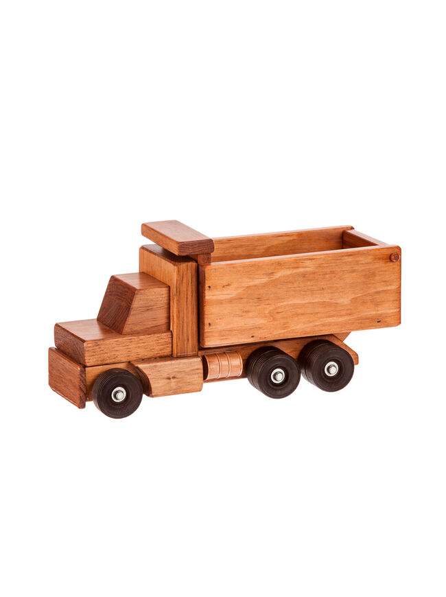 American Made Wooden Toy Truck- Large - Dump Truck