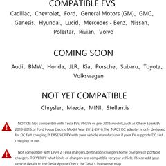 YIGPAIPO Compatible Tesla Supercharger (NACS) to CCS Electric Vehicle Adapter - 500 Amps / 1,000V - Fast Charge Your CCS1 at Tesla Superchargers
