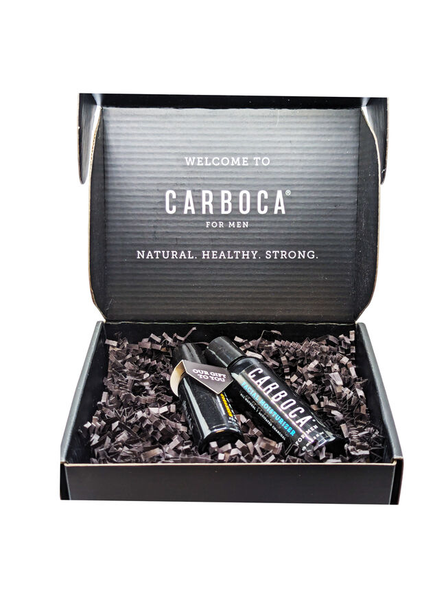 Carboca For Men Men's AntiAging Face Lotion With Activated Charcoal Moisturize