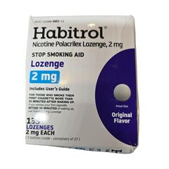 Habitrol Nicotine Lozenges 2 mg Original Flavor - 135 Count - Stop Smoking Aid - Reduce Cravings and Withdrawal Symptoms