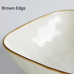 famiware Large Pasta Bowls Set of 4, Ocean Square 8" Bowls, Pasta Serving Bowl Large Dinner Bowls, Kitchen Bowl Set, Microwave and Dishwasher Safe, Scratch Resistant, Vanilla White