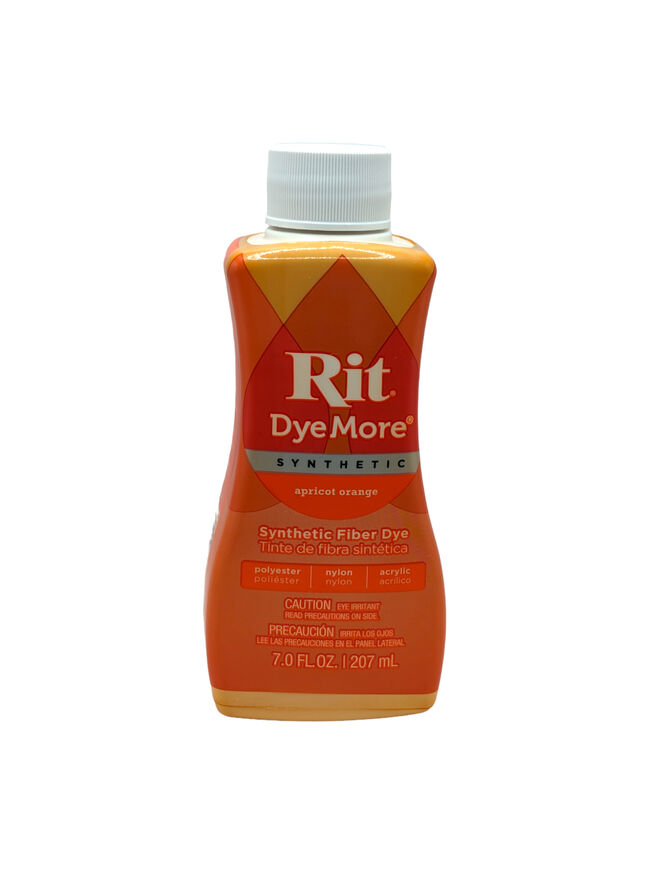 Rit DyeMore for Synthetics  Apricot Orange  7 fl. oz.