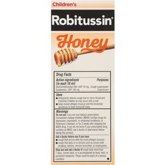 Children's Robitussin Honey Cough and Chest Congestion DM, Children's Cough Medicine Made with Real Honey for Flavor - 4 Fl Oz x 3