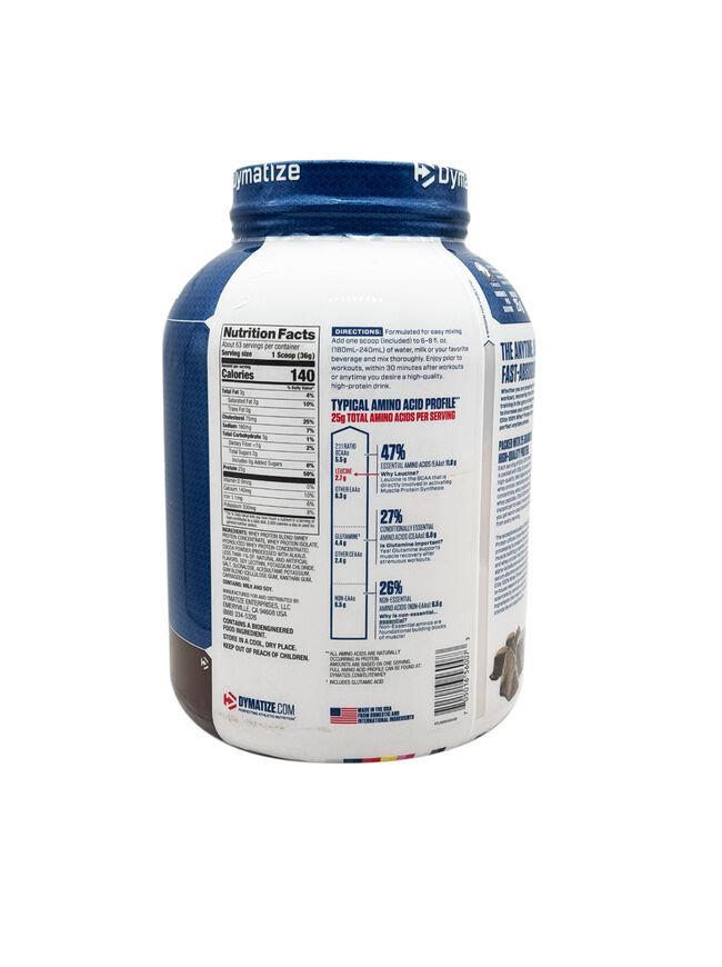 Dymatize Elite 100% Whey Protein Powder - Rich Chocolate - 5 lbs - 63 Servings