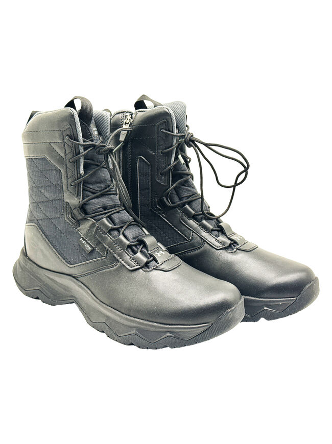 Under Armour Men's Stellar G2 Zip Waterproof Military and Tactical Boot, Black 6.5