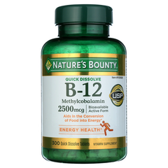 Nature's Bounty B-12 2500mcg, 300 Tabs