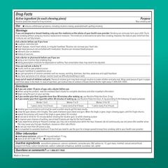 Amazon Basic Care Uncoated Nicotine Polacrilex Gum 4 mg, Mint Flavor, Stop Smoking Aid, 220 Count