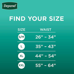Depend Fresh Protection Adult Incontinence Underwear for Men, Disposable, Maximum, Large, Grey, 17 Count, Packaging May Vary