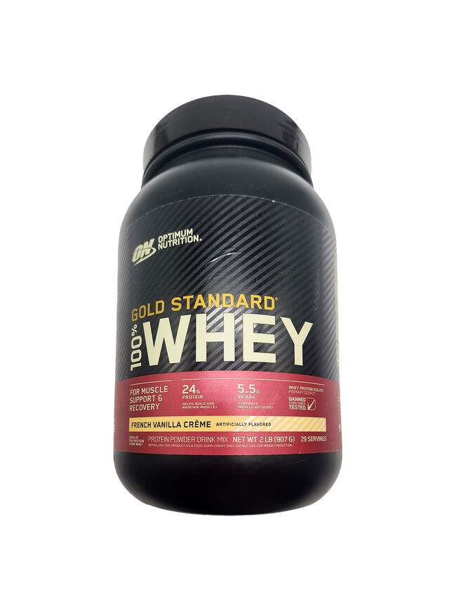 Optimum Nutrition Gold Standard 100% Whey, French Vanilla Creme, 908g