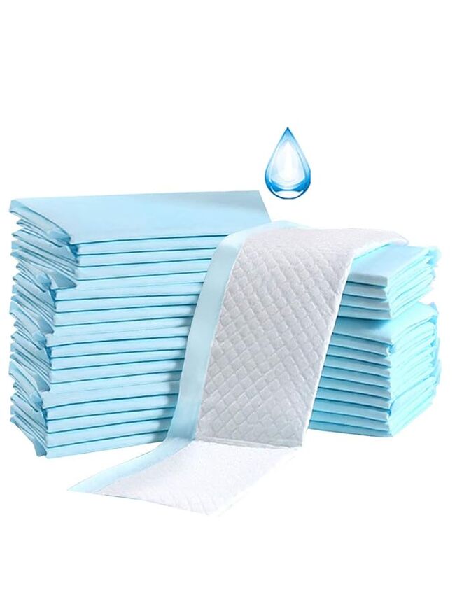 Buyockss Baby Disposable Underpad 100 Count Incontinence Changing Pad Baby Diapers Newborn Pads Soft Breathable Waterproof Leak Proof Quick Absorb 13X18 Inch