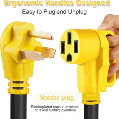 20ft EV Charger Adapter Cord Compatible with NEMA 10-30P to 14-50R, 30 Amp 3 Prong Dryer to 50 Amp 4 Prong EV Only for Tesla or EV Level 2 Charging, EV Extension Cord with Handle, ETL Listed