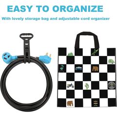 CircleCord UL Listed 3 Prong 25 Feet Dryer/EV Extension Cord, 30 Amp NEMA 10-30P/R, Suit for Level 2 EV Charging Such as Tesla Model 3/X/Y/S and 3 Prong Dryer, 125V/250V STW 10 Gauge