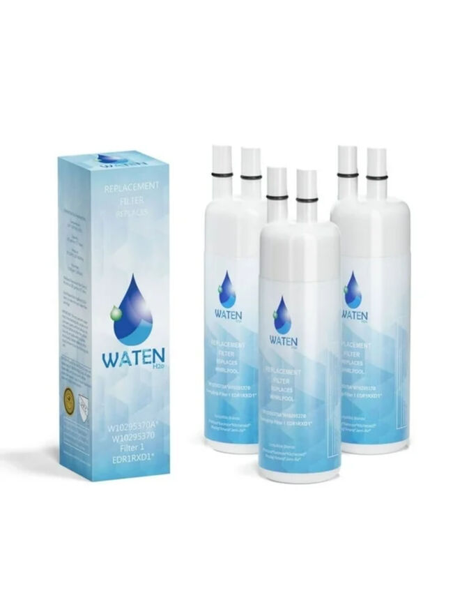 WATEN H2O EDR1RXD1 Water Filter 1 Replacement, Compatible with W10295370A, WHR1RXD1, EDRIRXD1B, 9081 9930 46-9081 46-9930, 3 Pack
