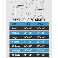 YESWEL Men's Incontinence Underwear, Leak Proof Washable Reusable Cotton Boxer Brief, Heavy Flow Bladder Leak 3 Pack (Black, Large)