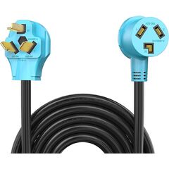 CircleCord UL Listed 3 Prong 25 Feet Dryer/EV Extension Cord, 30 Amp NEMA 10-30P/R, Suit for Level 2 EV Charging Such as Tesla Model 3/X/Y/S and 3 Prong Dryer, 125V/250V STW 10 Gauge