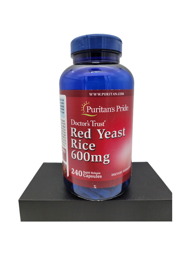 Puritan's Pride Red Yeast Rice 600 mg 240 Capsules