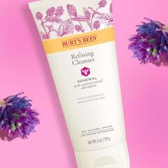 Burt's Bees Renewal Refining Cleanser with Bakuchiol Natural Retinol Alternative, 6 Oz (Package May Vary)