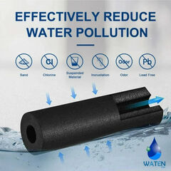 WATEN H2O EDR1RXD1 Water Filter 1 Replacement, Compatible with W10295370A, WHR1RXD1, EDRIRXD1B, 9081 9930 46-9081 46-9930, 3 Pack